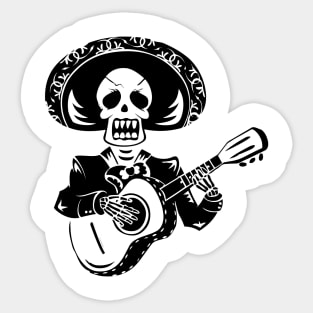 Mariachi - Day of the Dead Sticker